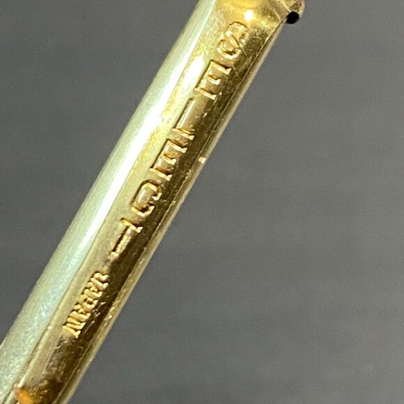 SELECT Pencil, MECHANICAL pencil, metal pen, golden color, ONE Pencil, made in J - Picture 2 of 10